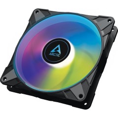 ARCTIC P14 PWM PST A-RGB Fan 1-Pack - Sleek Black Transparent 140 mm for Ultimate Cooling and Style